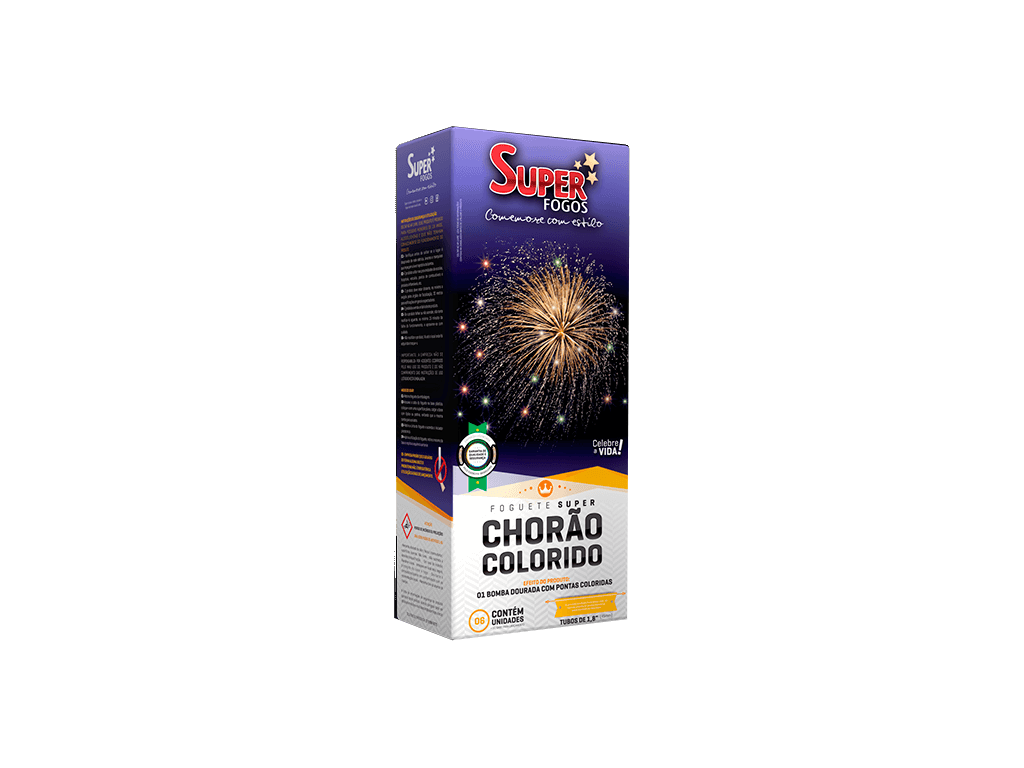 Foguete Super Chorão Colorido