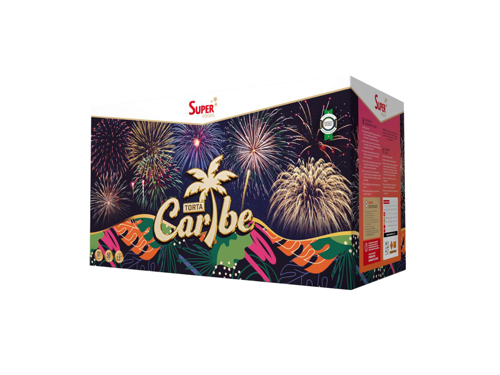 Torta Caribe 37 mm – 50 Tubos