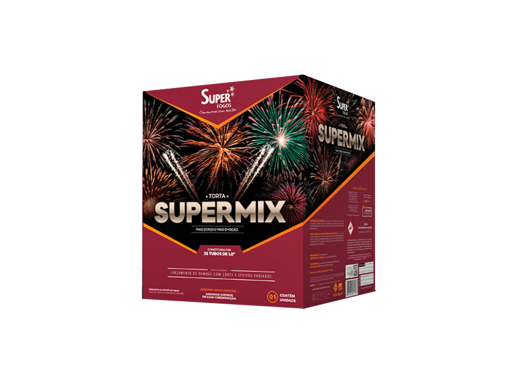 Torta Supermix 42 mm – 25 Tubos