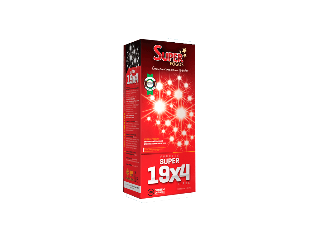 Foguete 19X4 Tiros