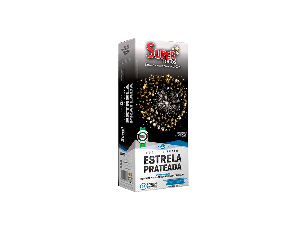 Foguete Super Estrela Prateada