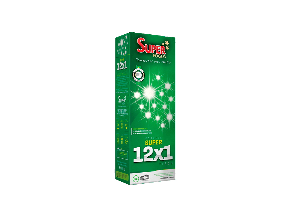 Foguete 12X1 Tiros