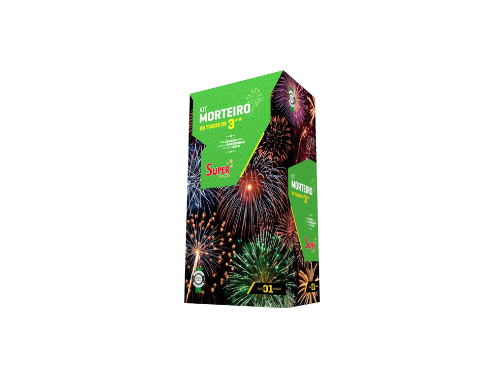Kit Morteiro 3″ – 6 Tubos