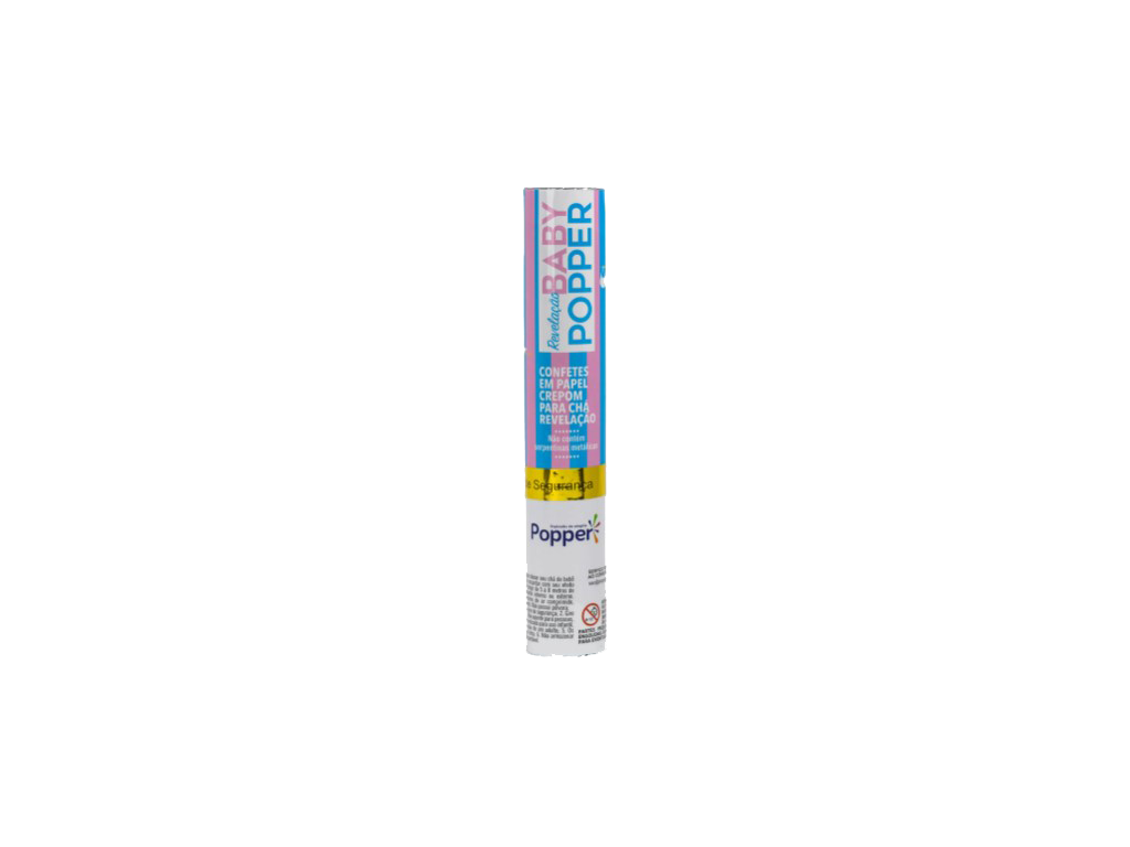 Lança Confete Crepom – Baby Popper – Revelação