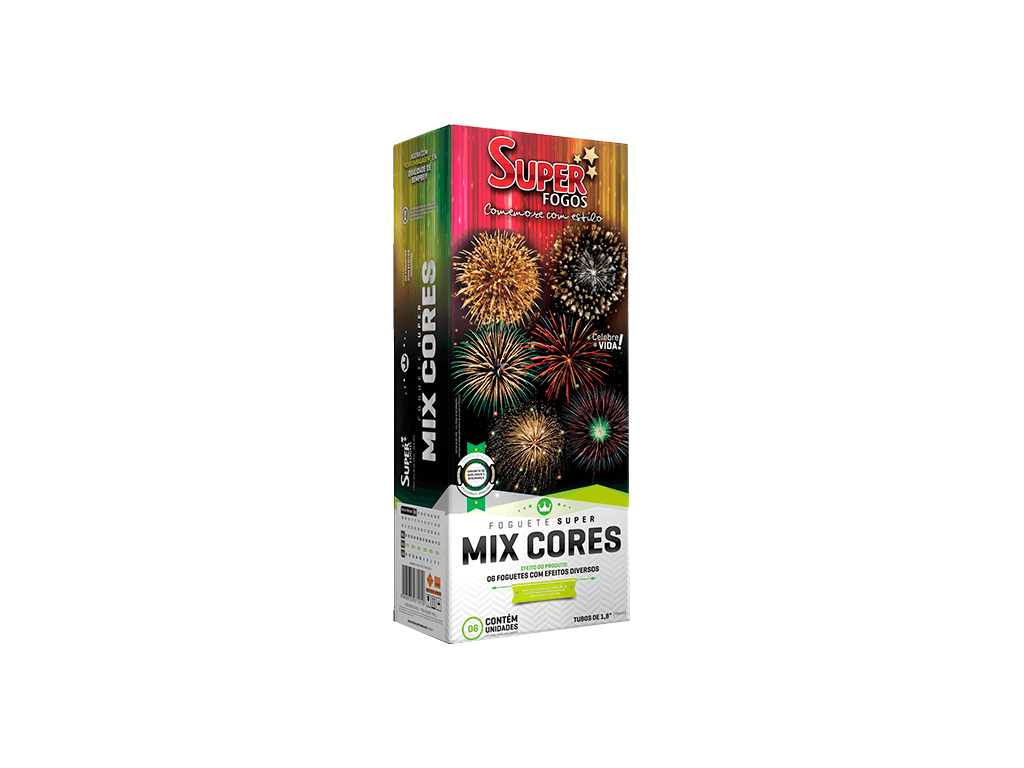 Foguete Super Mix Cores